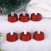 Powered with Glitter Diwali Candles Mini Flameless Candles Home Decor Tea Lights Candle LED Lamp