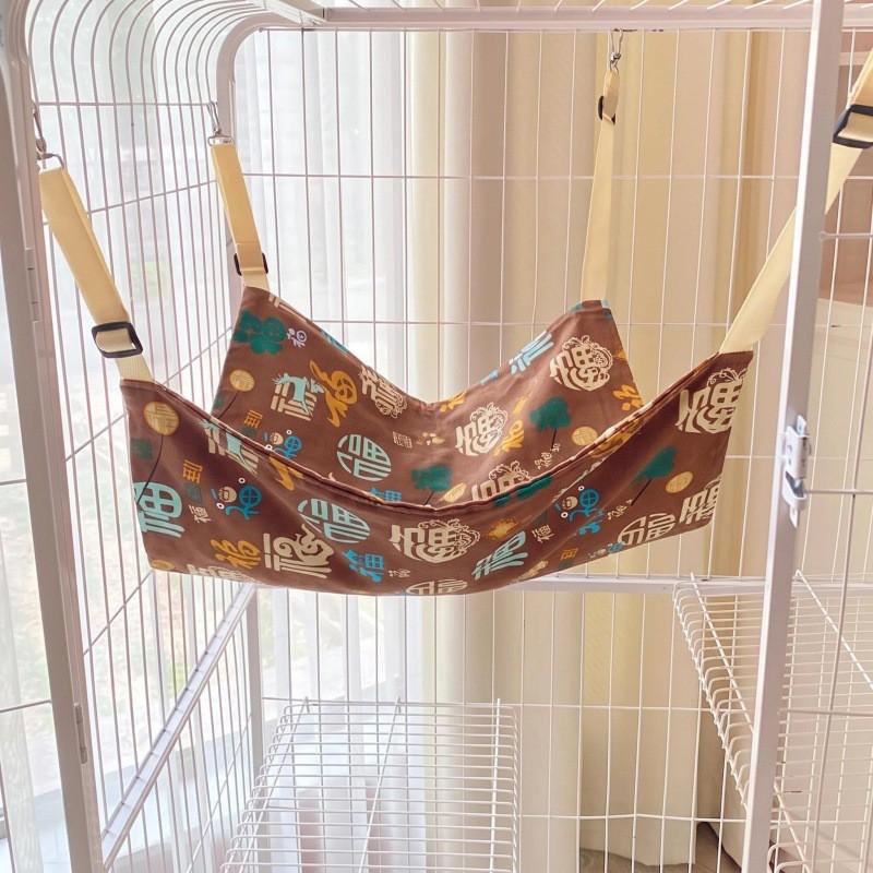Hanging Cat Bed Hammock With Double Layer Thick Canvas Small Medium Large Cats Indoor Pet Sleeping Nest