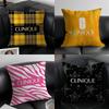 World-Renowned Brands Clinique-E Pillow Case Anti-dustmite Pillowcase Invisible Zipper Silky Short Plush Sofa Cushion Cover