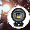 Motorcycle LED Spotlight Fog Light High Brightness Double Colors Lighting Motorbike Easy Tallation Compact Auxiliary Light