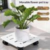 Indoor Outdoor Plant Stands Movable Plant Mobile Trolley Universal Plant Pot Tray  For Heavy Plants