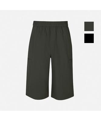 BANGBANG Unisex Utility Elastic Waist 3/4 Shorts (Npm314)