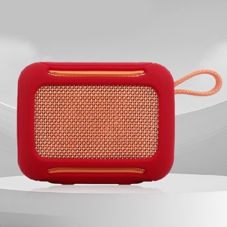Thin Silicone Shell for Go5 Outdoor Speaker AntiScratch Case Soft Housing Sleeve Strap Hole for Attaching to Backpacks