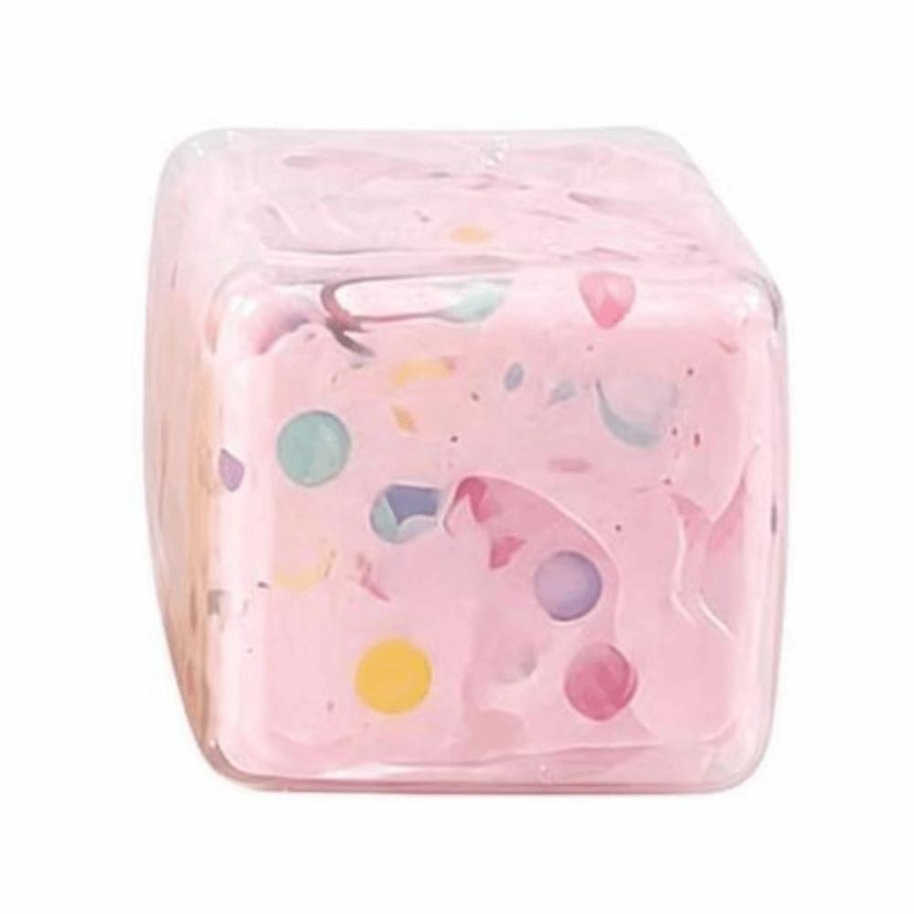 Sound Effects Squeezed Cube 5cm TPR Fidget Toy Kids Toy Handmade Ball Children's Gifts