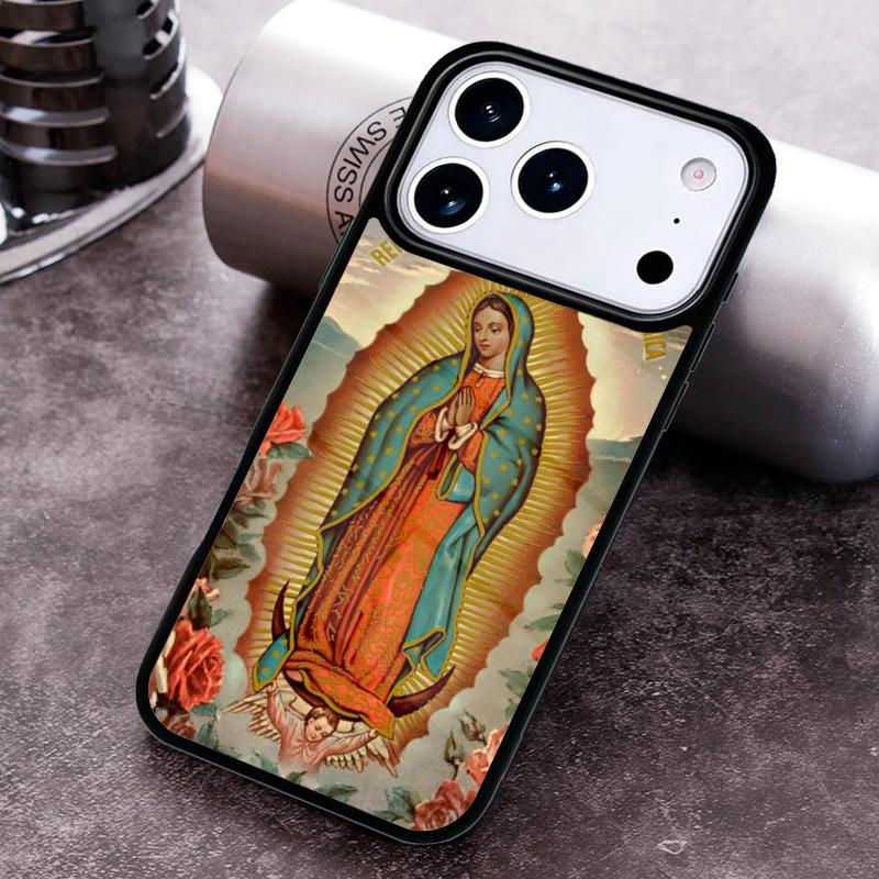 Guadalupe San Judas Phone Case for iPhone 17 16 15 Pro Max Air 14 13 12 11 Plus Shockproof Cover
