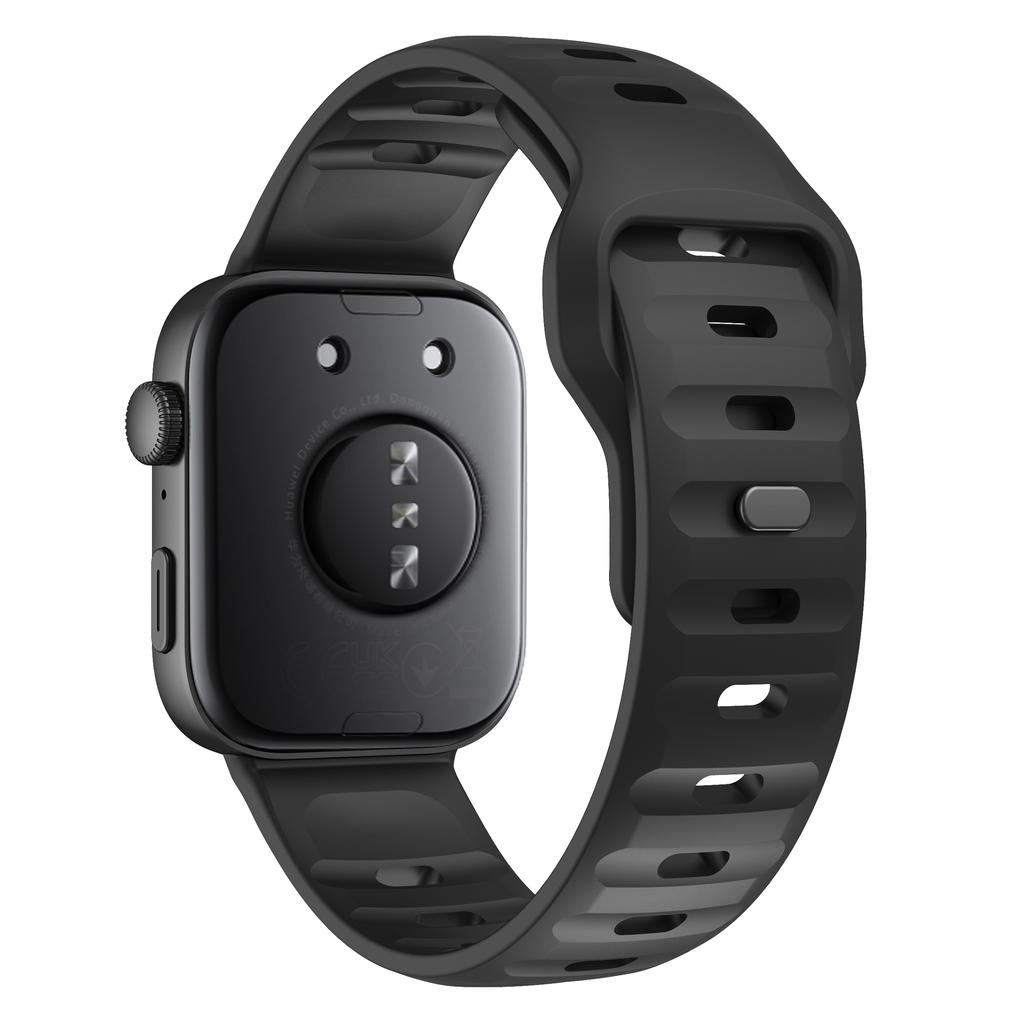 KALEBOL Silicone Watch Band for Huawei Watch Fit 4 Pro/Fit 4/Fit 3 Reverse Buckle Wrist Strap