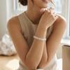 Stretchable Rope Laser Crystal Bracelet Elastic Cord Fashion Jewelry  Daily Wear