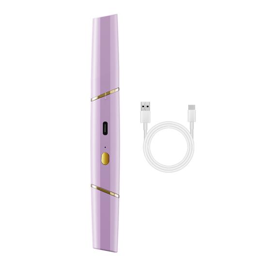 2-in-1 Electric Eyebrow Trimmer And Nose Hair Groomer for Women USB Rechargeable Facial Hair Trimmer Portable Pain-Free Precision Grooming Tool