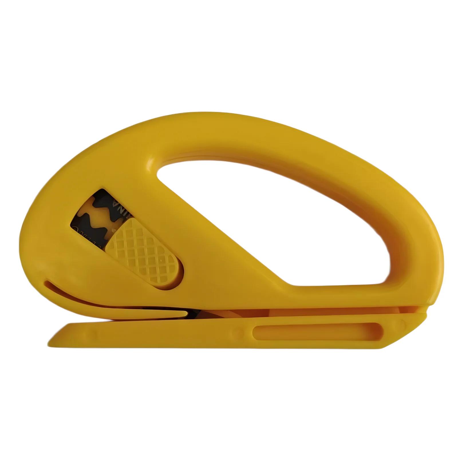 

Easy-Glide Wrapping Paper Cutter Safe Razor Blade Design Suitable for Gift Wrap Crafts & Office Use for Perfect Cuts жовтий