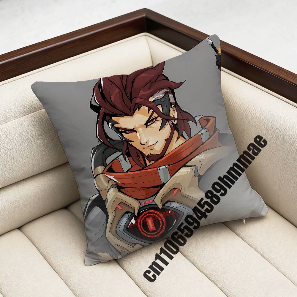 For Emre O-Overwatch Throw Pillow Case Sham 45X45Cm 40X40Cm Square Car Pillowcase Pad Cushion Cover