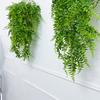 Artificial Hanging Ferns Plants Lightweight and Waterproof Ornaments for Home Living Room Decoration
