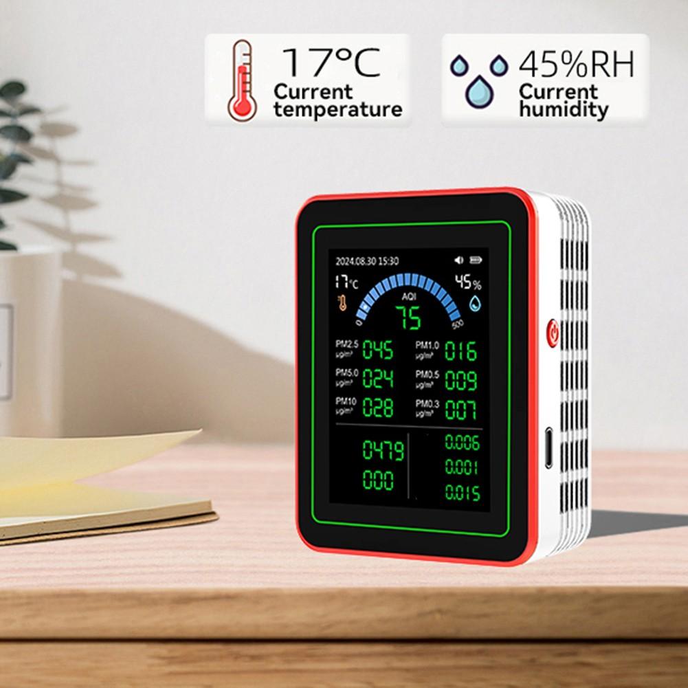 

Комплексный тестер воздуха в помещении с синхронизацией для мобильных устройств White