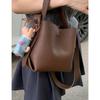 Retro portable bucket bag women's 2025 new trendy Korean underarm bag super hot ins shoulder crossbody bag
