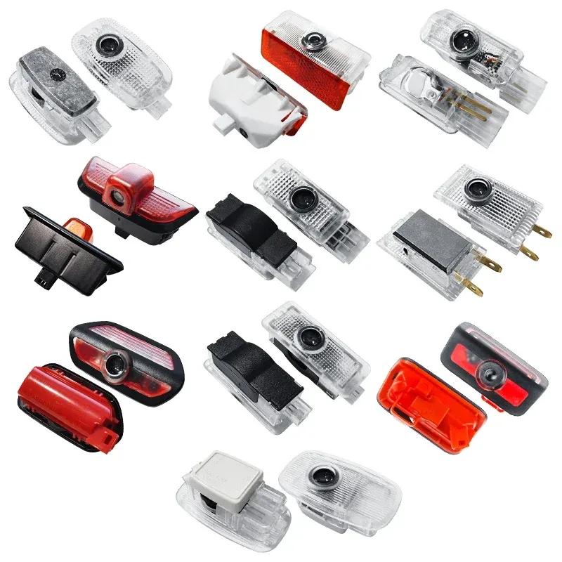 2PCS LED Car Door  Projector Lamps Welcome Light for Mercedes Benz Maybach W204 W205 W211 W21 C260 E300 W205 W212 AMG