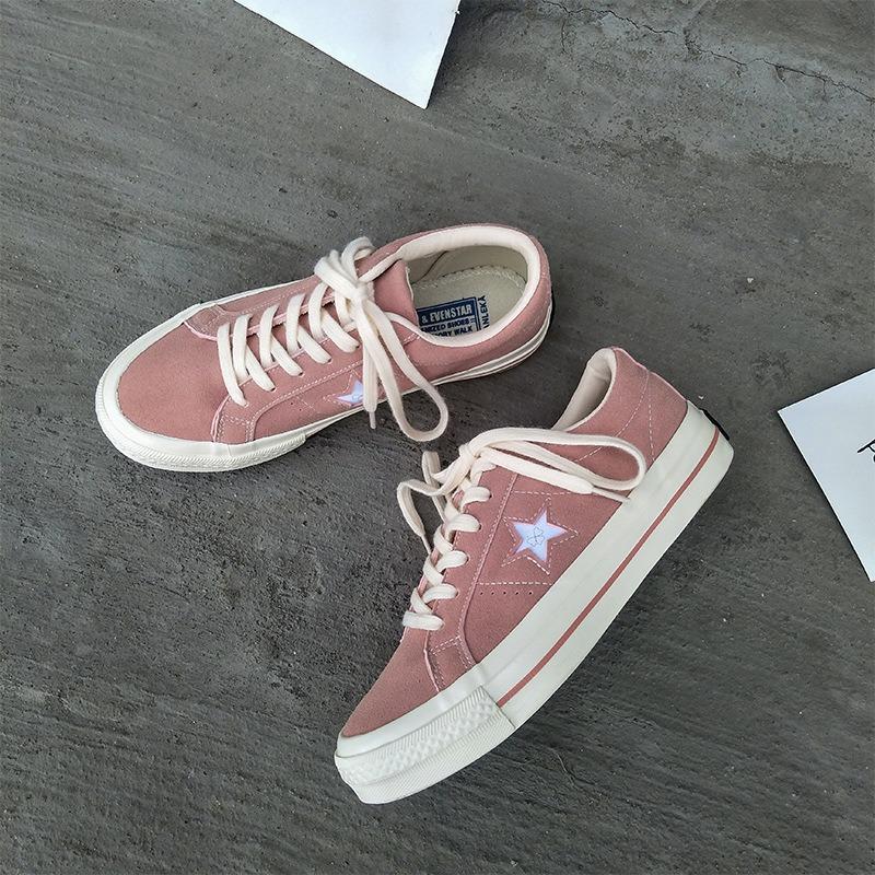 Canvas Shoes Women's Imitation Cashmere Student Versatile Board Shoes Star Shoes 313