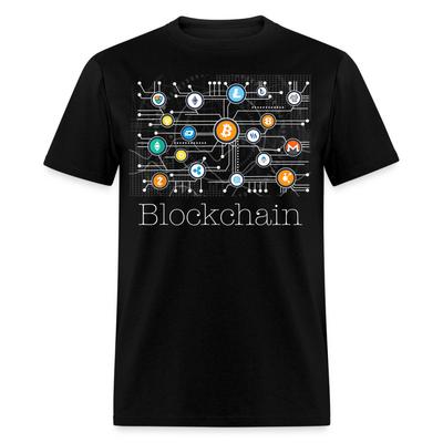 Maglietta Bitcoin Blockchain BTC ETH LTC XMR Altcoin Hodlers Crypto T-Shirt S-6XL