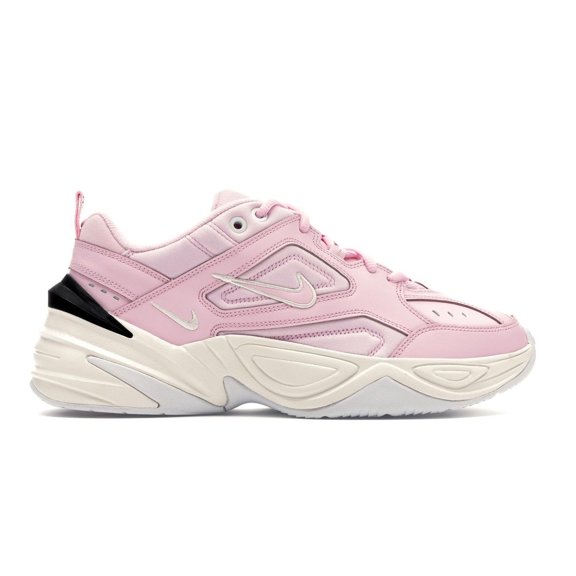 

Женские кроссовки Nike M2K Tekno Pink Foam черно-фантомно-белые AO3108-600