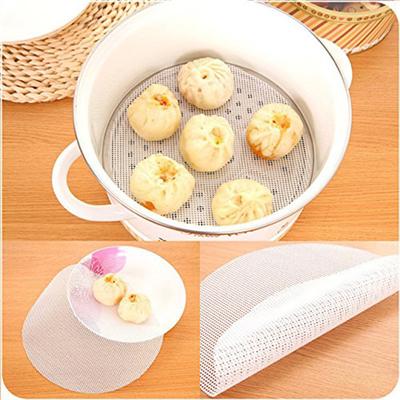 Cozinha de restaurante antiaderente de papel Dim Sum para vaporizador de gel de sílica sob esteira de vapor