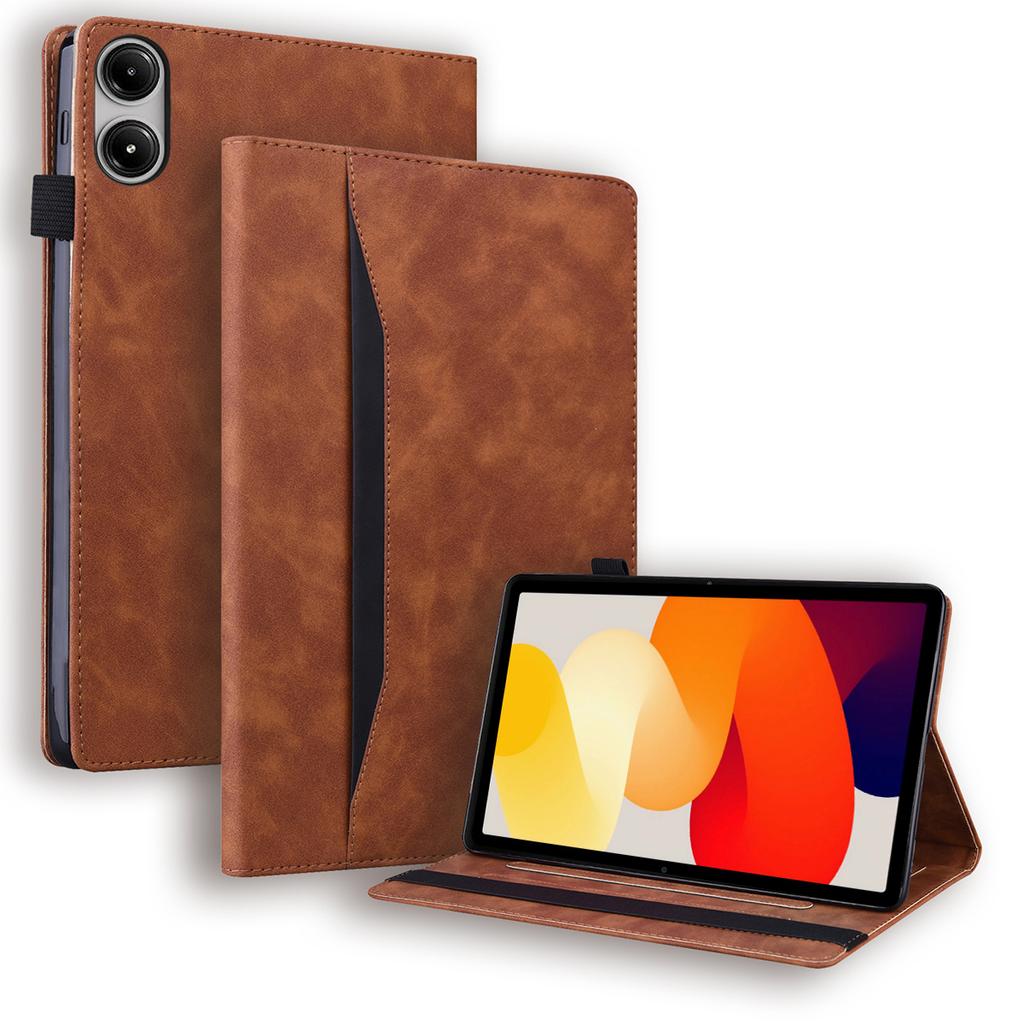For Xiaomi Redmi Pad 2 Case PU Leather Protective Folio Tablet Cover with Card Holder