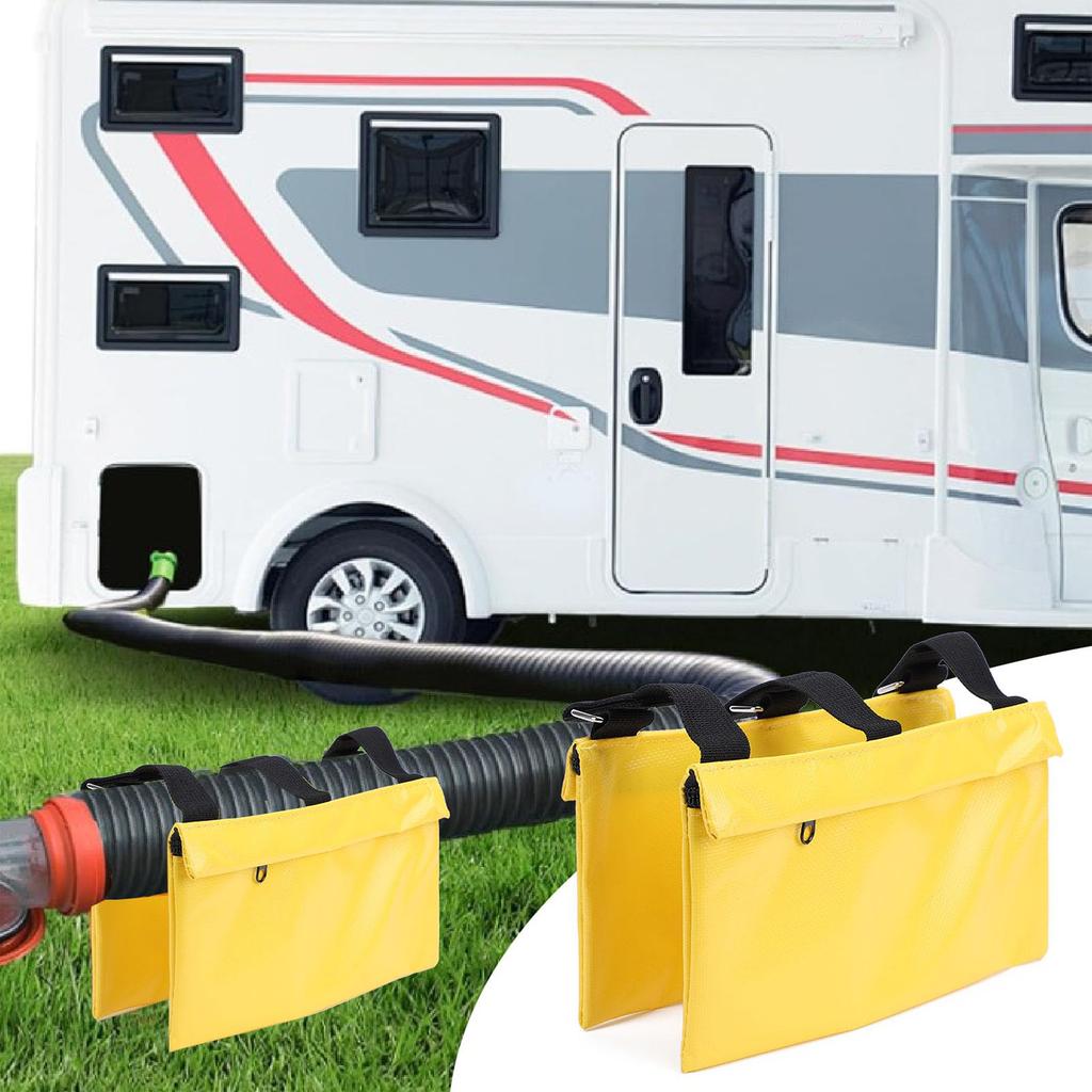 Tragbare Wohnmobile Abwasseranschluss Stabilisator Tasche Hält Schlauch Fest Mit Anpassbaren Beschwerungsmaterialien Für Camper