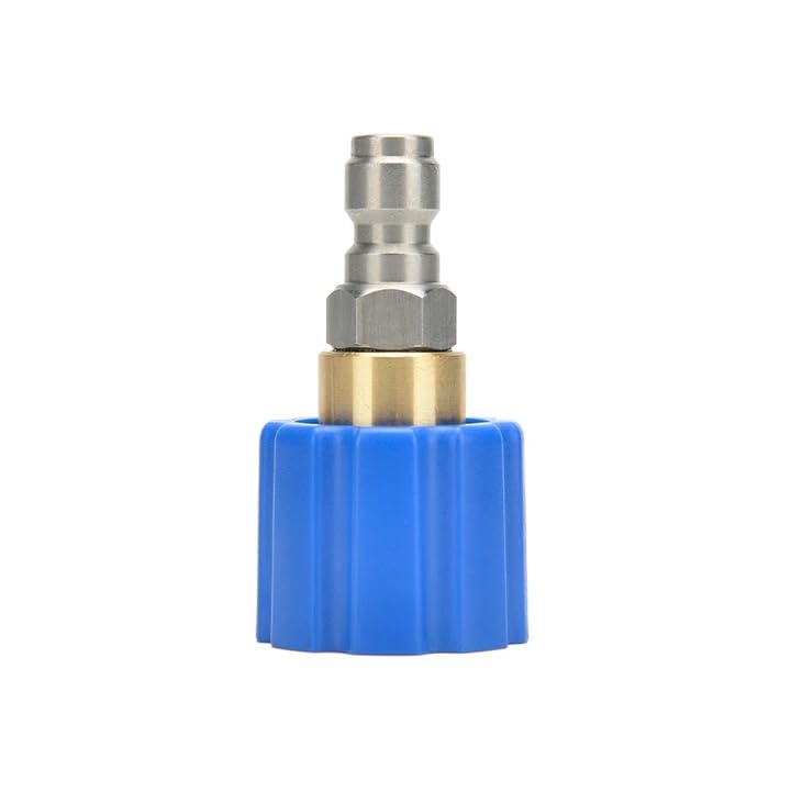 MJJC Foam Gun Dedicated 1/4 Quick Coupler Adapter Connects Foam Cannon S Blue for Short Gun PRO