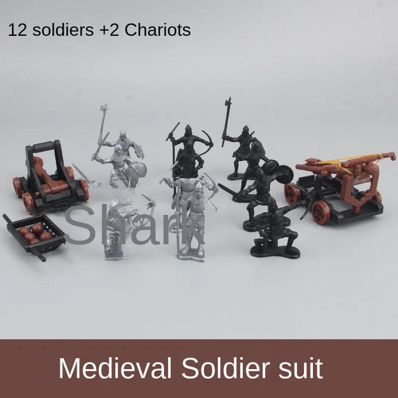 Simulation Castle Medieval Mercenary Stronghold Children s Military Sand Table Soldier Toy Assembly Model Boy Toy