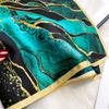 100% Silk  Four Seasons  Scarves Fashion Print Sunscreen Kerchief Ethnic Style Small Square Headcloth Popular Print  Shawls