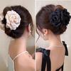 1Pcs Princess Style Multi Color Rose Hair Clip Elegant Temperament Fabric Shark Clip Flower Clip Hair Accessory Sweet Hair Clip