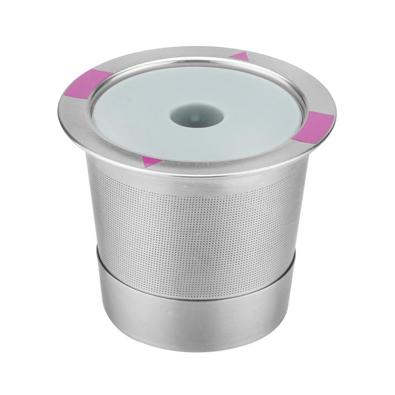 

Stainless Steel Reusable K-cup Coffee Filter Capsules Portable Household Accessories Kitchen Tool Creative Little Coffee Filters