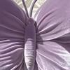 Butterfly Decorative Pillow Back Cushion Ornament, 19.69''x15.75'' Waist Support Sofa Throw