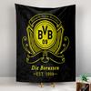 Yellow Borussia Dortmund Team Logo Black Design Patterned Decor Patterned Tapestry for Bedroom and Living Room Home Decor Sofas
