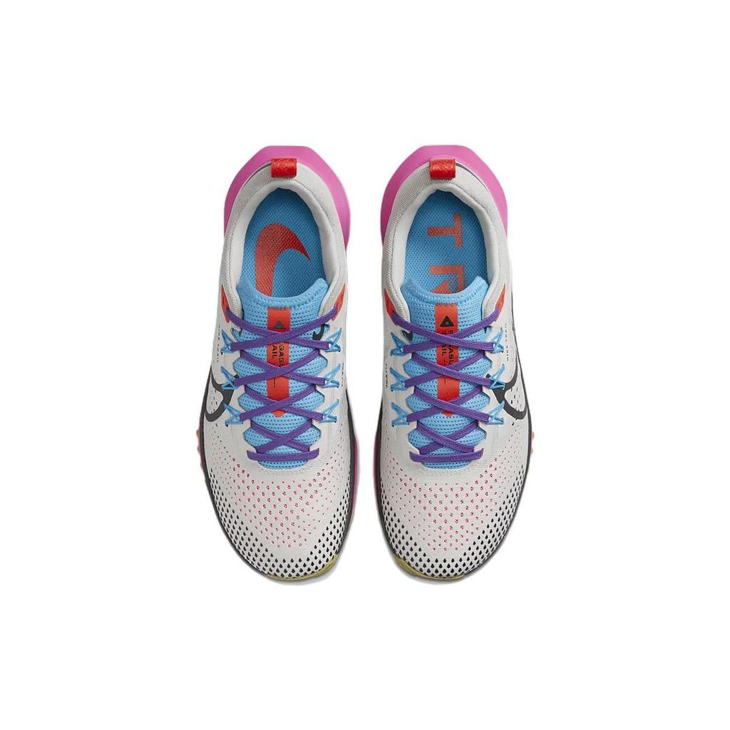 Nike  React Pegasus Trail 4 Light Orewood Pink Blue Women Sneakers Brown Light-Orewood-Brown Blue-Lightning FD0876-100