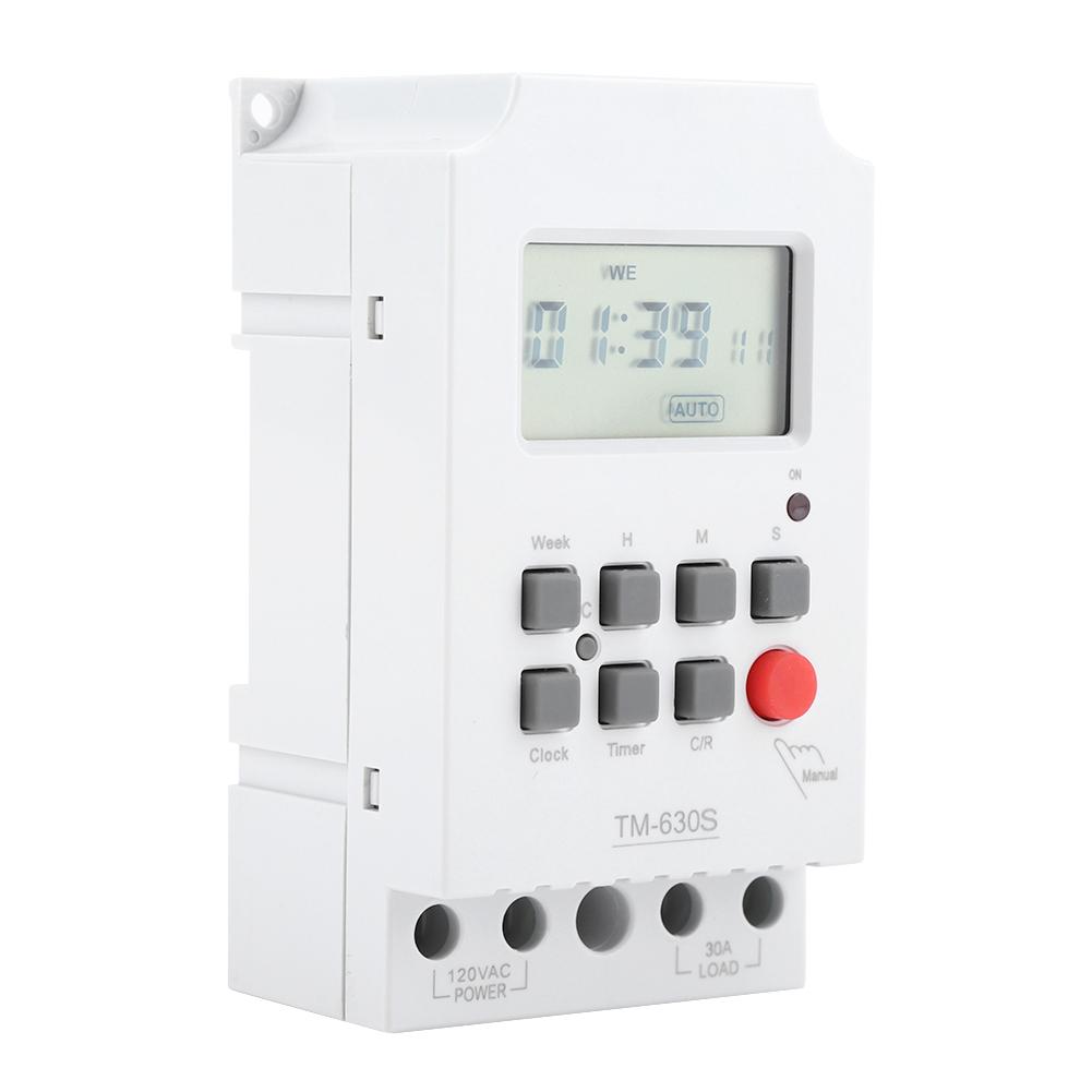 110V Digital Electric Durable Programmable Smart Control Switch Timer