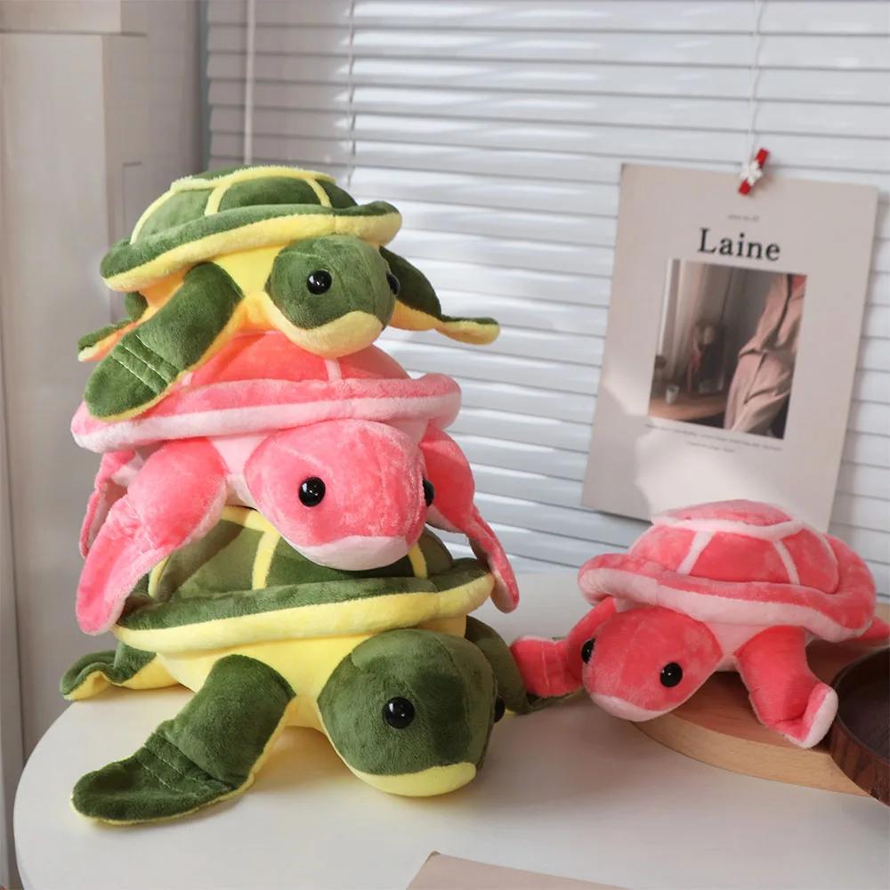 Tiere Meerestier Schildkröte Kuscheltier Flauschige Schildkröte Kuscheltier Weiches Tier Meeresschildkröte Kissen Heimdekoration