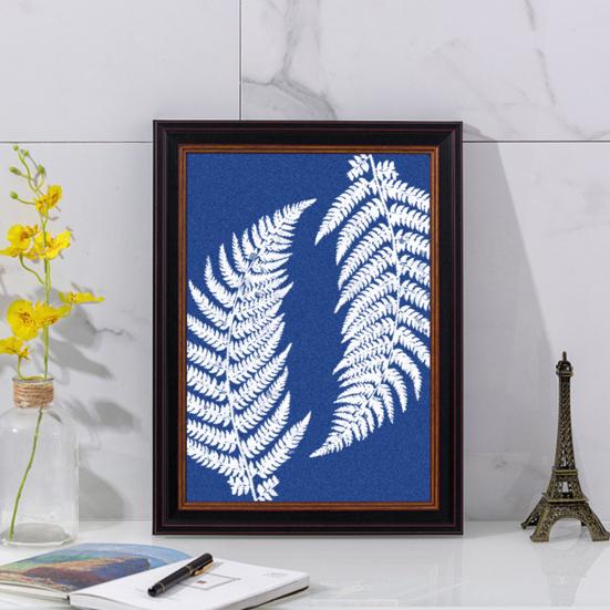 24 Sheets/Set Cyanotype Paper Sun Print Paper with Acrylic Panel Sun Activated