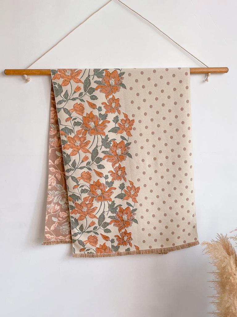 Luxury Scarf Cashmere Pashmina  Winter Fashion Shawls and Wraps Female Bufanda Brand Print Thick Warm Scarves