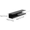 1pc Wide Under Desk Cable Raceway Cable Management Tray Metal Cord Organizer for Office & Home Use Power Strip Holder Included