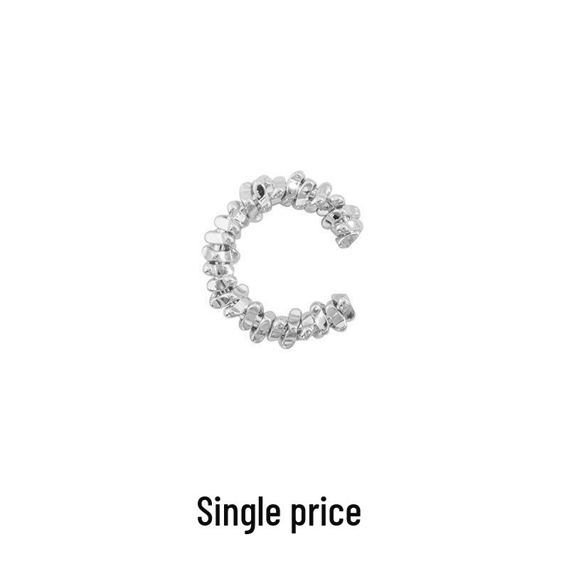 

Необычный блестящий кафф на ухо в корейском стиле, не требует прокола, универсальный и шикарный для осени copper