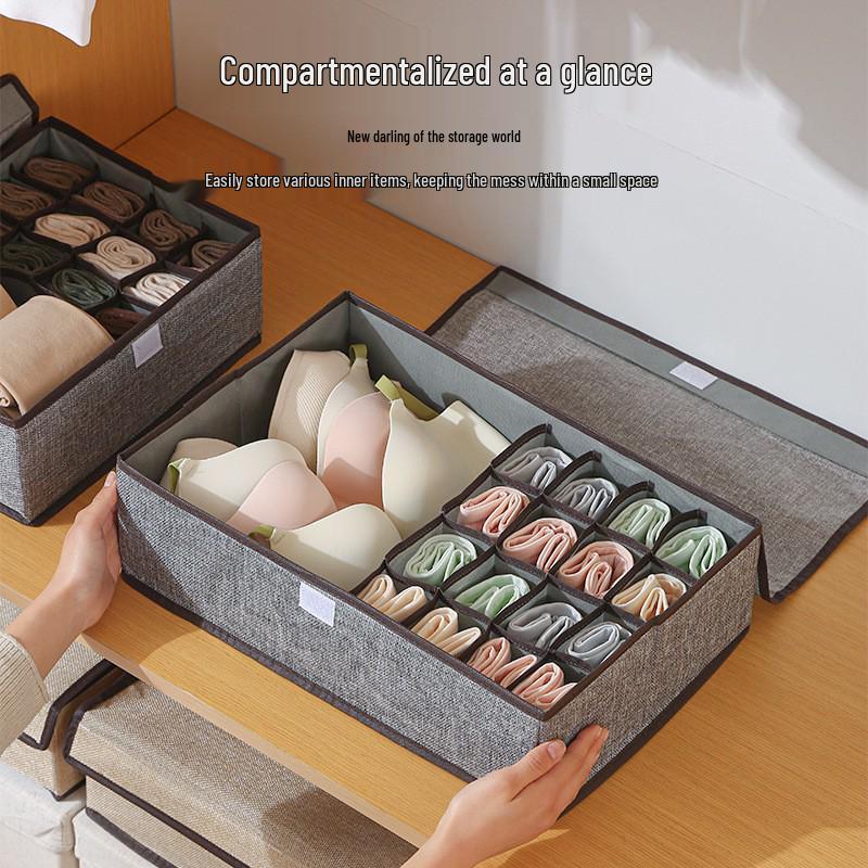 Schubladen-Stil Stoff Unterwäsche Organizer: Aufbewahrungsbox für Socken und Slips für den Kleiderschrank