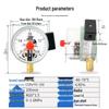Electric Contact Pressure Gauge with Limit Control