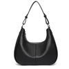 100% Genuine Leather Women's Handbags Fashion Solid Cowhide Female Shoulder Bag Luxury Design Large Capacity Female Tote Bags