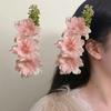 Craftsmanship Simulation Flower Hair Clip Cherry Blossom Headdress  Hair Accessory