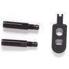 Hutchinson Bicycle Tube Valve Extenders, Set of 2, 40mm, Black, AD60239