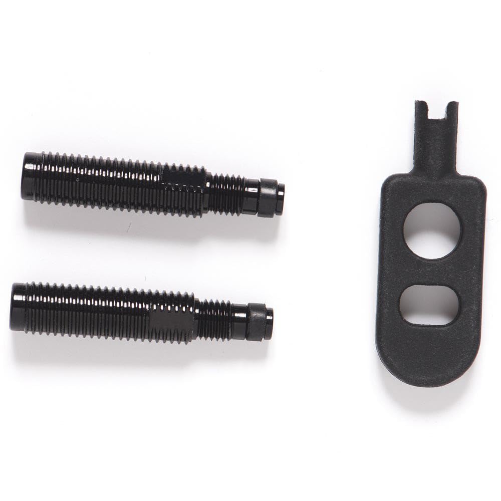 Hutchinson Bicycle Tube Valve Extenders, Set of 2, 40mm, Black, AD60239