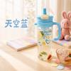 Water Bottle New Plastic Straw Cup Large Capacity High Temperature Resistance High Value Tea Separation Double Drinking Cup Outdoor Portable Water Cup
