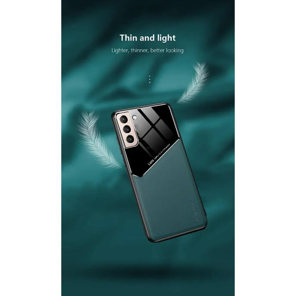 Luxury Leather Car Magnetic Protective Case for Samsung Galaxy S24 S23 S22 20 21  Note 20 Ultra S10 M55 M35 A15 Protect Shockproof Protection Cover