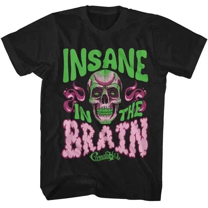 Cypress Hill Insane in The Brain Graphic Print Tshirt Men Women Cotton Streetwear Fashion Summer Tee Oversized Loose Casual Top