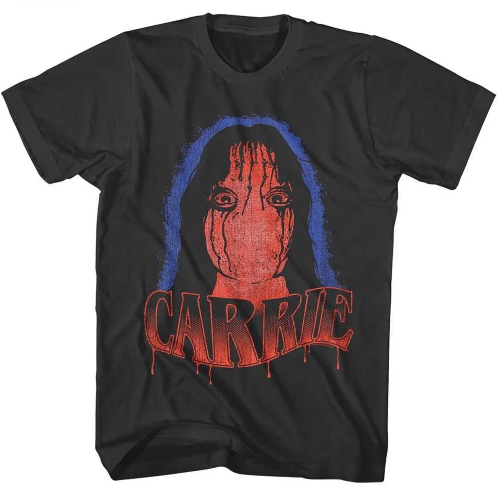 

Carrie Face Carrie Smoke Adult TShirt Summer Unisexs and Womens Loose and Breathable Tshirt Top S