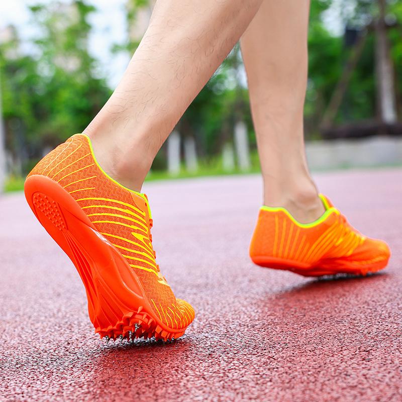 New Arrivals Men's Nails Sneakers Athletics Men Training Track  Track Field Shoes Professional High Jump With Metal Nails Shoes