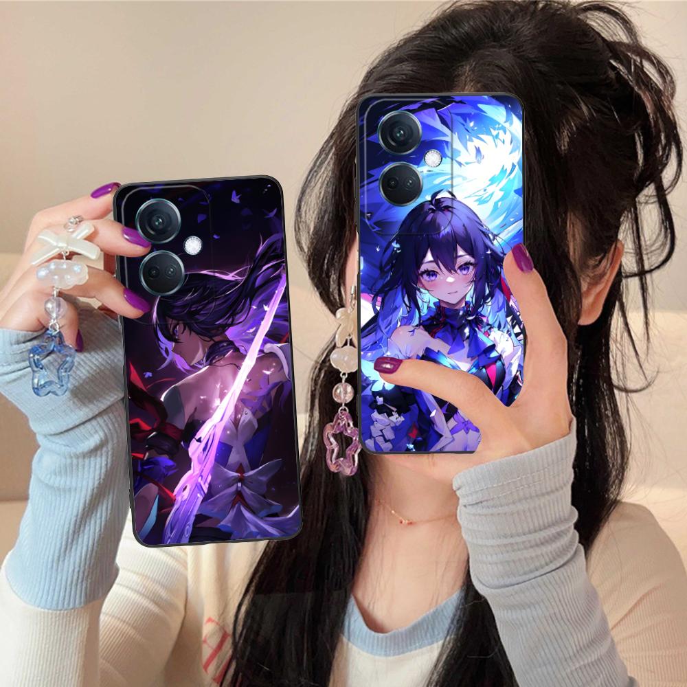 HSR Seele Matowe Etui TPU na Telefon Komórkowy do OPPO Find X9 X8 X7 X6 X5 X3 X2 Plus s Pro Ultra Lite Kolorowe Nadrukowane Pokrowce